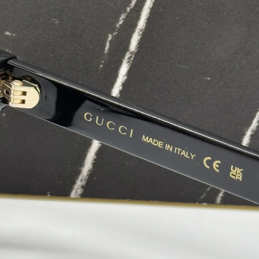 NEW GUCCI BLACK UNISEX GUCCI EYEGLASSES GG1526O 005